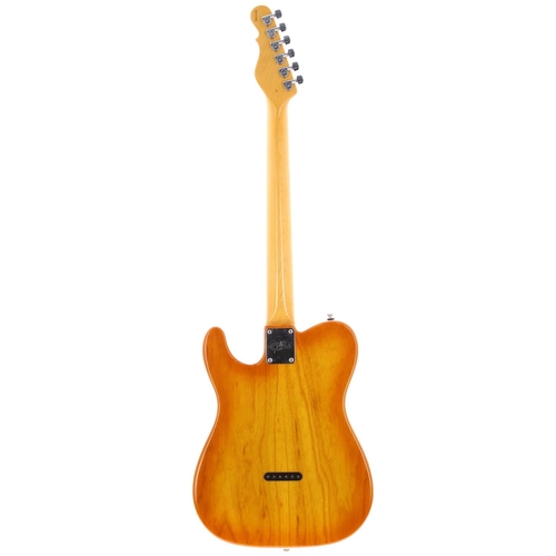 683 - 2009 G&L ASAT Classic Bluesboy semi-hollow body electric guitar; Body: honey burst finish, a few... 