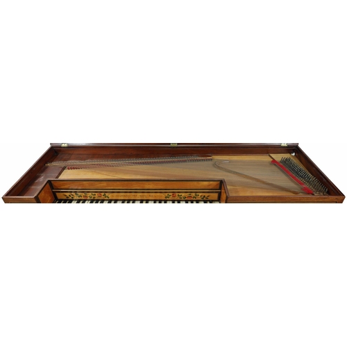 2505 - Tangent-action square piano by Frederick Beck, London and inked on the soundboard'A.F. Beck 1790. Pa... 