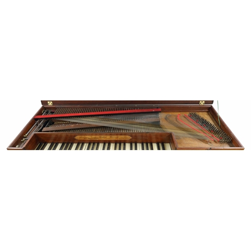 2506 - Square piano by Johannes Zumpe and Gabriel Buntebart, London, 1773, the case of mahogany, the fascia... 