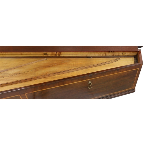 2514 - Two-manual harpsichord by Burkat Shudi and John Broadwood, London, 1785, the case of mahogany with b... 