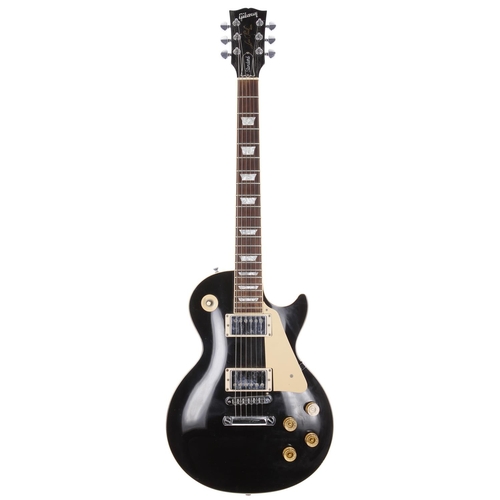 701 - 2000 Gibson Les Paul Standard electric guitar, made in USA; Body: ebony finish, buckle scratches thr... 