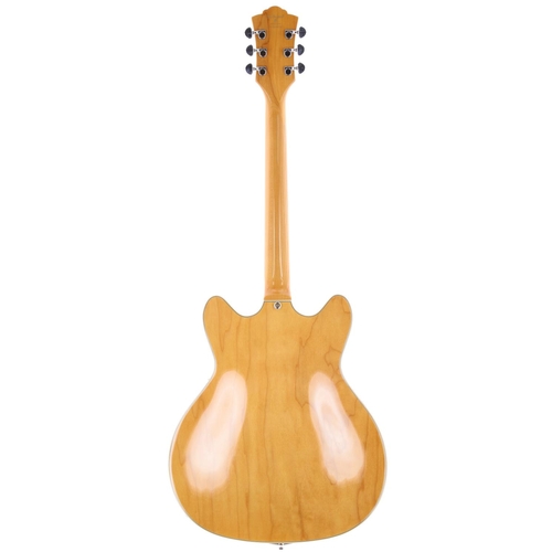 718 - De Armond by Guild Starfire Custom semi-hollow body electric guitar, made in Korea; Body: natural fi... 