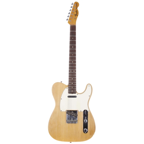 731 - 1966 Fender Telecaster electric guitar, made in USA; Body: original finish stripped and natural wood... 