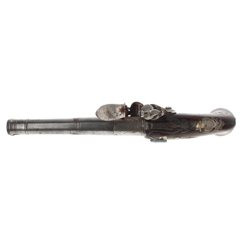 1089 - Queen Anne flintlock pistol by Wilson, London, 5.5