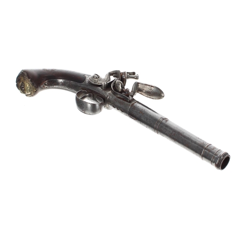 1089 - Queen Anne flintlock pistol by Wilson, London, 5.5