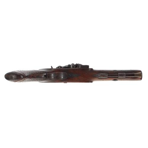 1097 - English late 18th/early 19th century flintlock pistol signed Prosser, London, 7