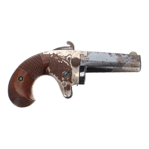 1103 - Colt No.2 2nd Model Derringer in the original oak box, circa 1870-1890, .41 calibre, with markings '... 