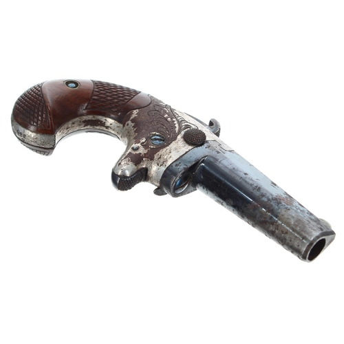 1103 - Colt No.2 2nd Model Derringer in the original oak box, circa 1870-1890, .41 calibre, with markings '... 