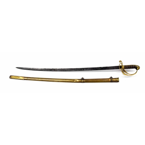 1122 - William IV 1822 pattern British Infantry Officer's sword, the the 32