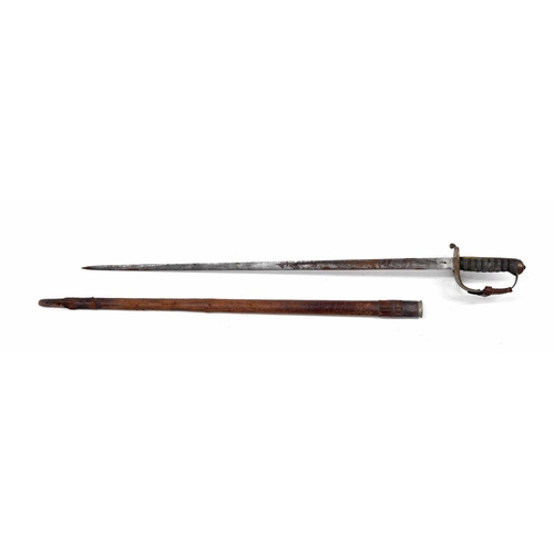 1124 - George V 1845 pattern Infantry Officers sword, the 32.5