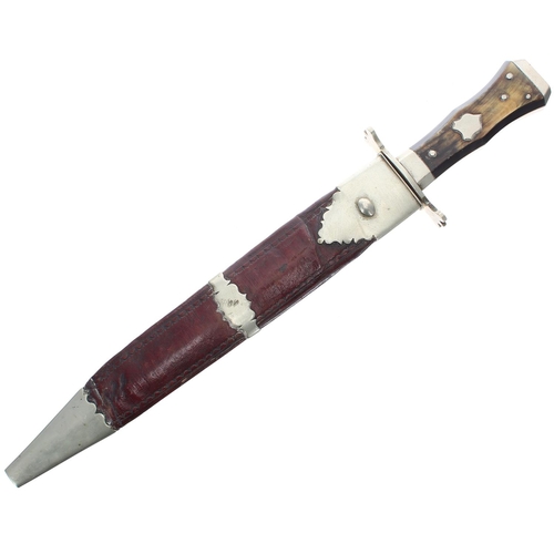 1133 - 19th century hunters knife by Charles Congreve, the 11.5