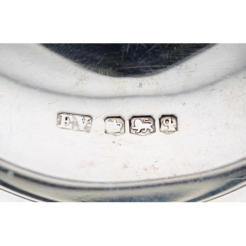 576 - Viner's Ltd silver sweet meat dish, with pierced border decoration on a shallow foot rim, marked ‘Ha... 