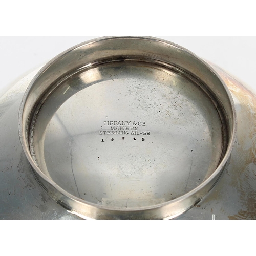 610 - Tiffany & Co. ‘Sterling’ Silver circular bowl, signed, no. 19845, 5.25