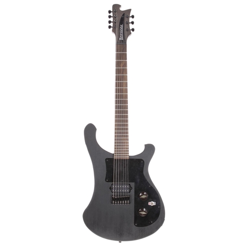 719 - Baroone Custom Ricki style seven string baritone electric guitar, made in Newport, Wales; Body: matt... 