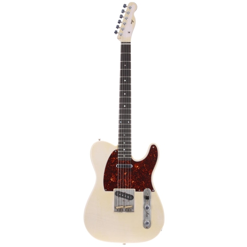 760 - NCG Custom Tele type electric guitar, made in England; Body: blonde finished nitro relic ash; Neck: ... 