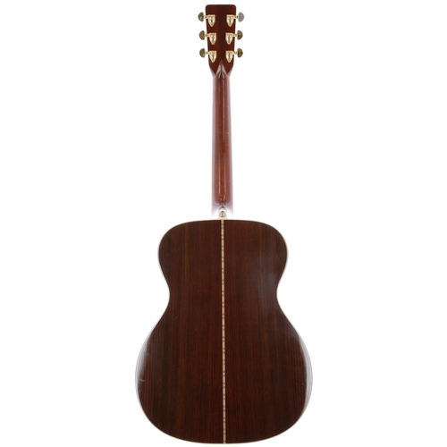 766 - 2003 C.F Martin 000-28LD Lonnie Donegan King of Skiffle acoustic guitar, made in USA; Back and sides... 