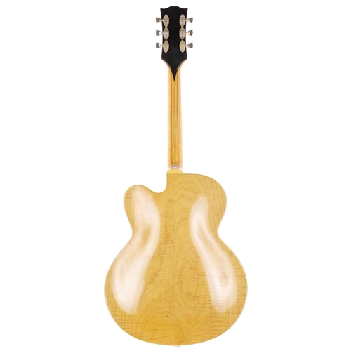 775 - 1967 Gibson Johnny Smith JSDN hollow body electric guitar, made in USA; Body: natural finished maple... 