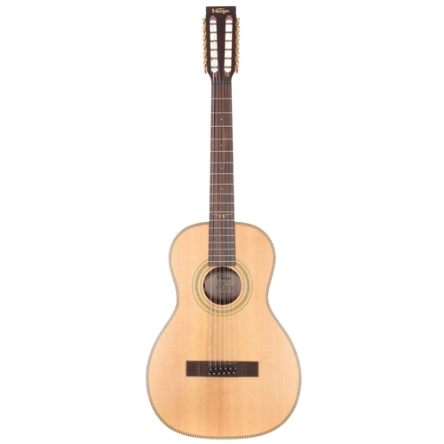 780 - JHS Vintage Paul Brett Signature VE8000PB-12 electro-acoustic twelve string guitar; Back and sides: ... 