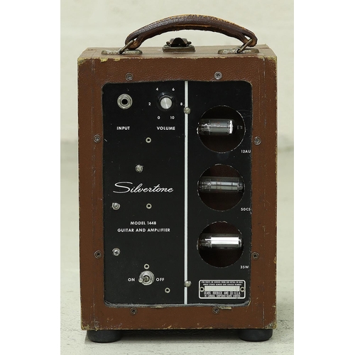 1392 - 1960s Silvertone Model 1448 guitar amplifier, made in USA, taken from an original guitar and amp set... 