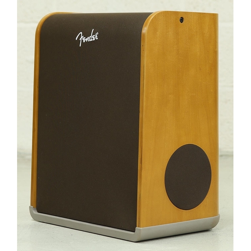 1203 - Fender Acoustic SFX acoustic guitar amplifier, with dust cover*Please note: Gardiner Houlgate do not... 