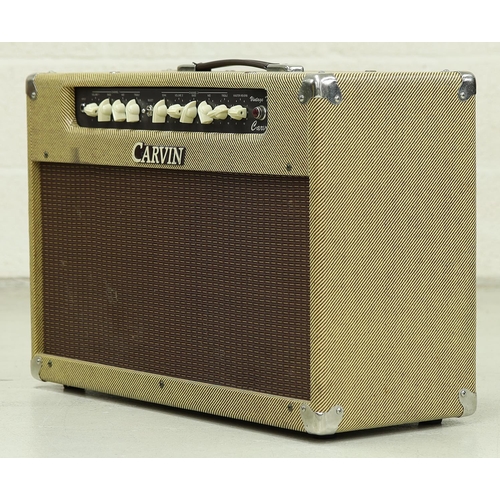 1207 - Carvin Vintage Tube Bel Air 2 x 12 combo guitar amplifier, with dust cover*Please note: Gardiner Hou... 