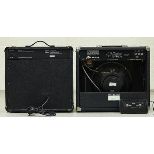 1210 - Peavey Bandit guitar amplifier; together with a Park Bass GB25-12 bass guitar amplifier (2)*Please n... 