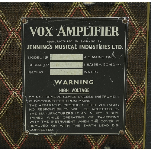 1223 - Late 1960s Vox Solid State Conqueror guitar amplifier head, made in England*Please note: Gardiner Ho... 