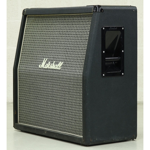 1232 - 1973 Marshall 1960A 4 x 12 guitar amplifier speaker cabinet, with dust cover*Please note: Gardiner H... 