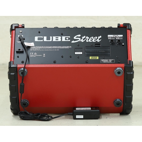 1242 - Roland Cube Street battery powered stereo guitar amplifier*Please note: Gardiner Houlgate do not gua... 