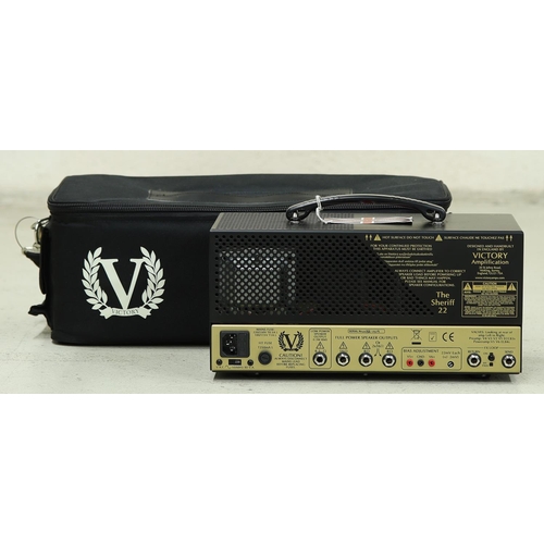 1253 - Victory Amplification The Sheriff 22 guitar amplifier head, within original gig bag*Please note: Gar... 