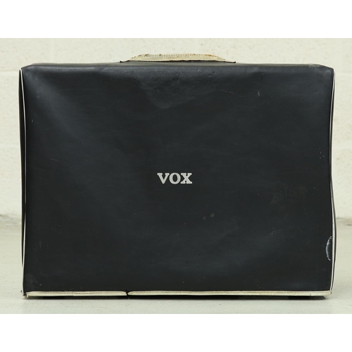 1255 - Vox AC10 2x12 combo guitar amplifier, made in England, circa 1964, with original footswitch and dust... 