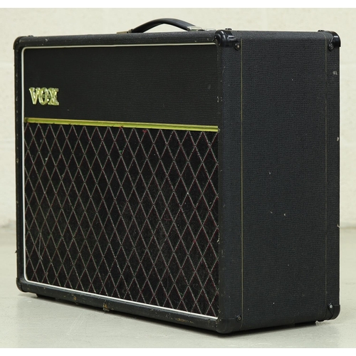 1288 - 1970s Vox AC30 Solid State guitar amplifier, made in England*Please note: Gardiner Houlgate do not g... 