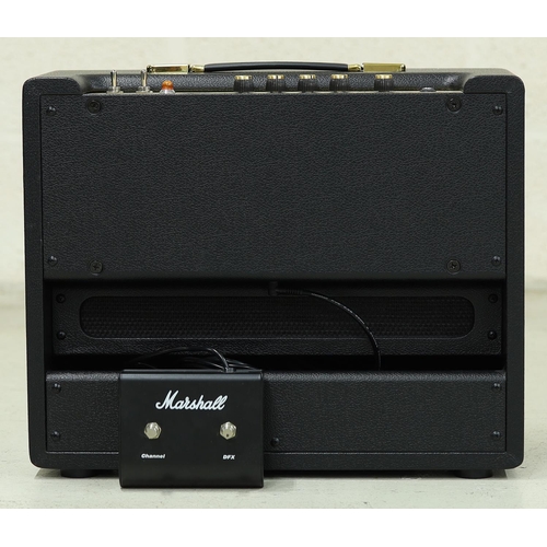 1305 - Marshall Origin 5 guitar amplifier, with Fender dust cover and non-original footswitch*Please note: ... 