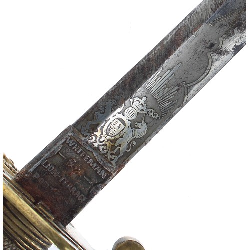 1121 - Royal Navy 1827 pattern Officers sword, the 31