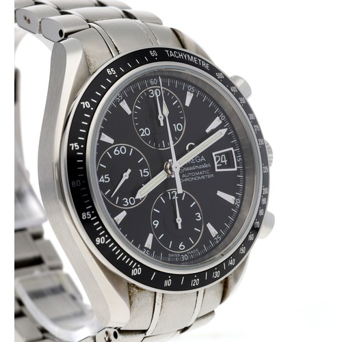 1 - Omega Speedmaster Chronograph Automatic Chronometer stainless steel gentleman's wristwatch, referenc... 