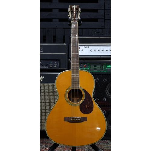 1016 - 2002 Crafter TA-050 acoustic guitar, made in Korea, rosewood back and sides and spruce top, with Joh... 