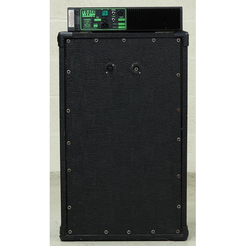 1218 - Trace Elliot Series 6 AH100 bass guitar amplifier head; together with a twin speaker cabinet*Please ... 