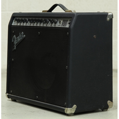 1357 - Fender Roc Pro 1000 guitar amplifier, made in USA, with footswitch and manual*Please note: Gardiner ... 