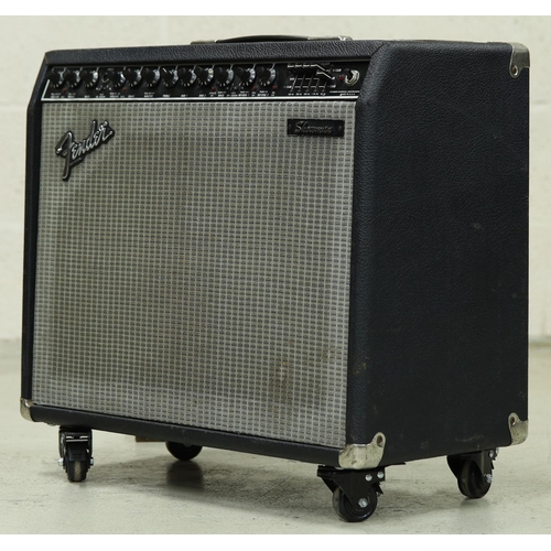 1359 - 1990s Fender Showman guitar amplifier, made in USA, with footswitch*Please note: Gardiner Houlgate d... 