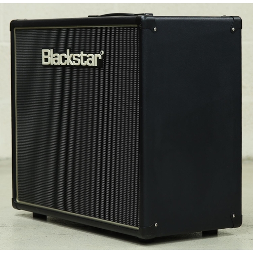 1370 - Blackstar Amplification HTV-112 guitar amplifier speaker cabinet, with dust cover*Please note: Gardi... 