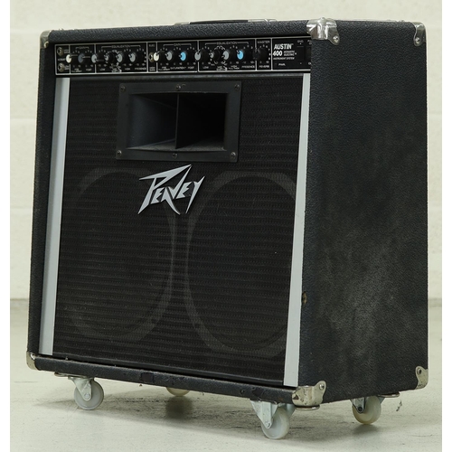 1378 - 1980s Peavey Austin 400 guitar amplifier, made in USA; together with a Celestion C15H-200 15