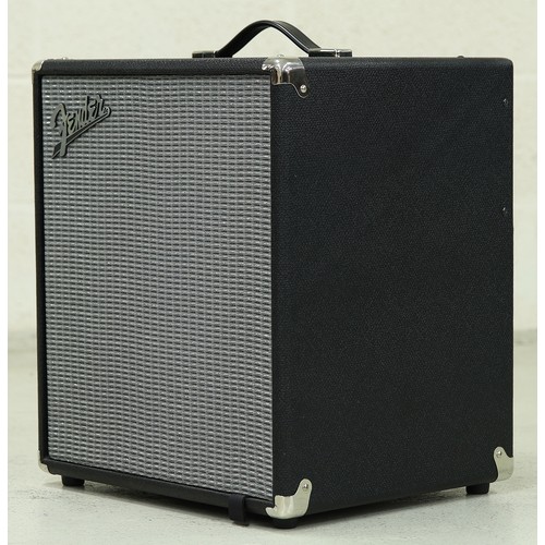 1331 - Fender Rumble V3 100 bass guitar amplifier, with dust cover*Please note: Gardiner Houlgate do not gu... 