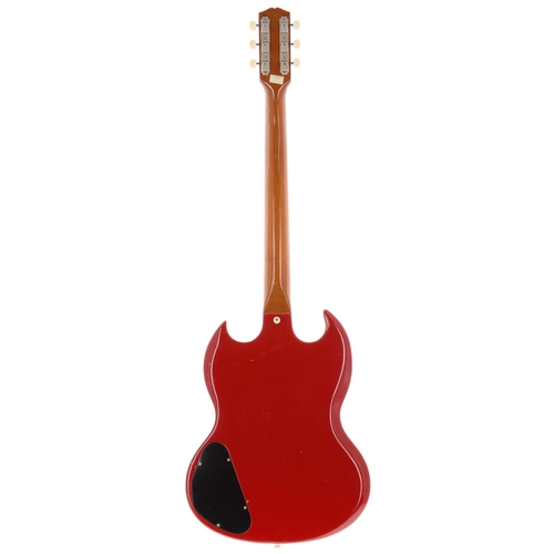 798 - Gibson Melody Maker electric guitar, made in USA, circa 1966; Body: Cardinal red finish, lacquer che... 