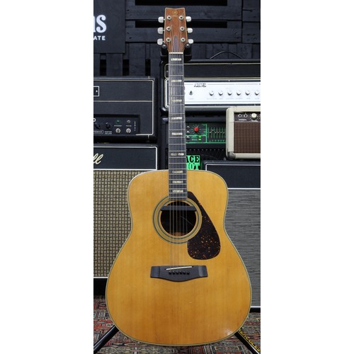 1160 - 1980s Yamaha FG-280 acoustic guitar, made in Taiwan; Back and sides: three piece back with rosewood ... 