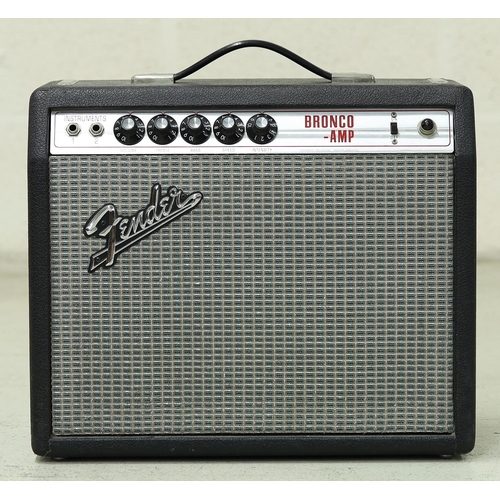 1405 - 1969 Fender Bronco-Amp guitar amplifier, made in USA (USA 110v)*Please note: Gardiner Houlgate do no... 