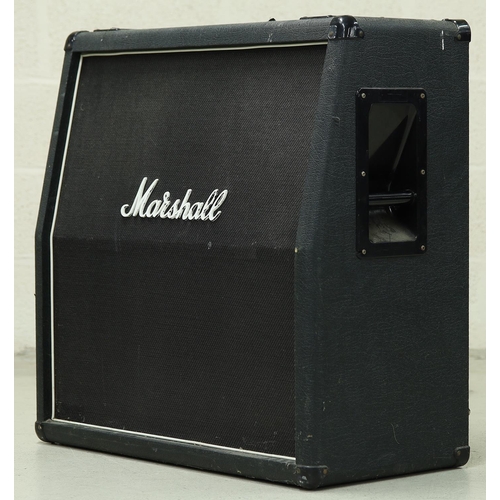 1408 - Marshall 1960A 4x12 guitar amplifier speaker cabinet, made in England, circa 1975*Please note: Gardi... 