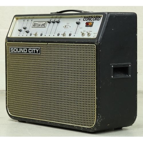 1412 - 1970s Sound City Concord guitar amplifier, made in England, customised by SMP Artisan in September 2... 