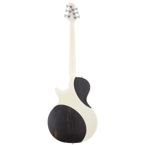 894 - Crimson Guitars Robert Fripp Signature electric guitar, made in England; Body: vintage white finish ... 