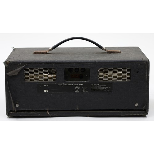 1328 - 1970s WEM Band Master eight channel amplifier head*Please note: Gardiner Houlgate do not guarantee t... 