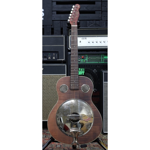 985 - 2015 Fender Brown Derby resonator guitar